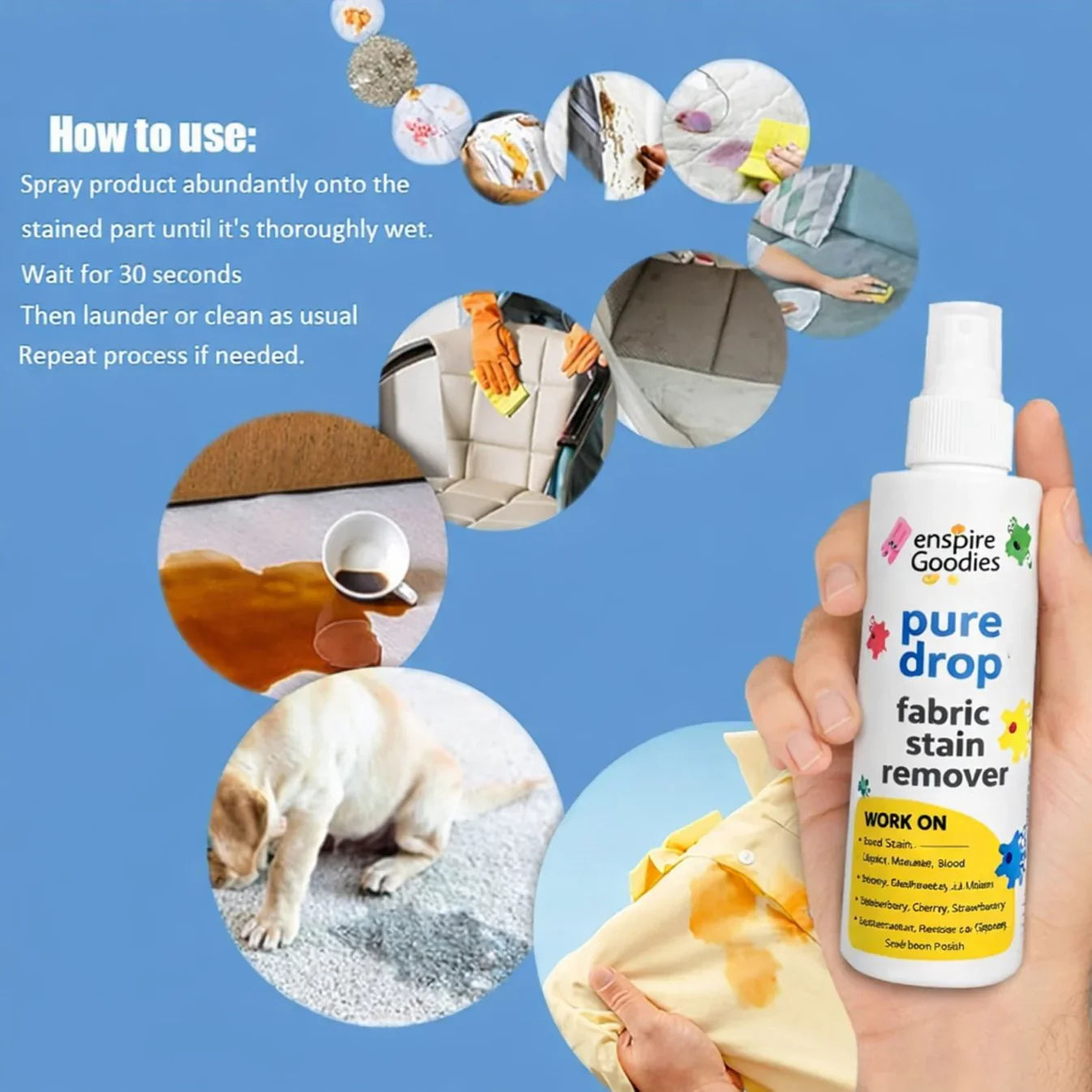 ADVANCED Stain Remover Spray (Buy 1 Get 1 Free)
